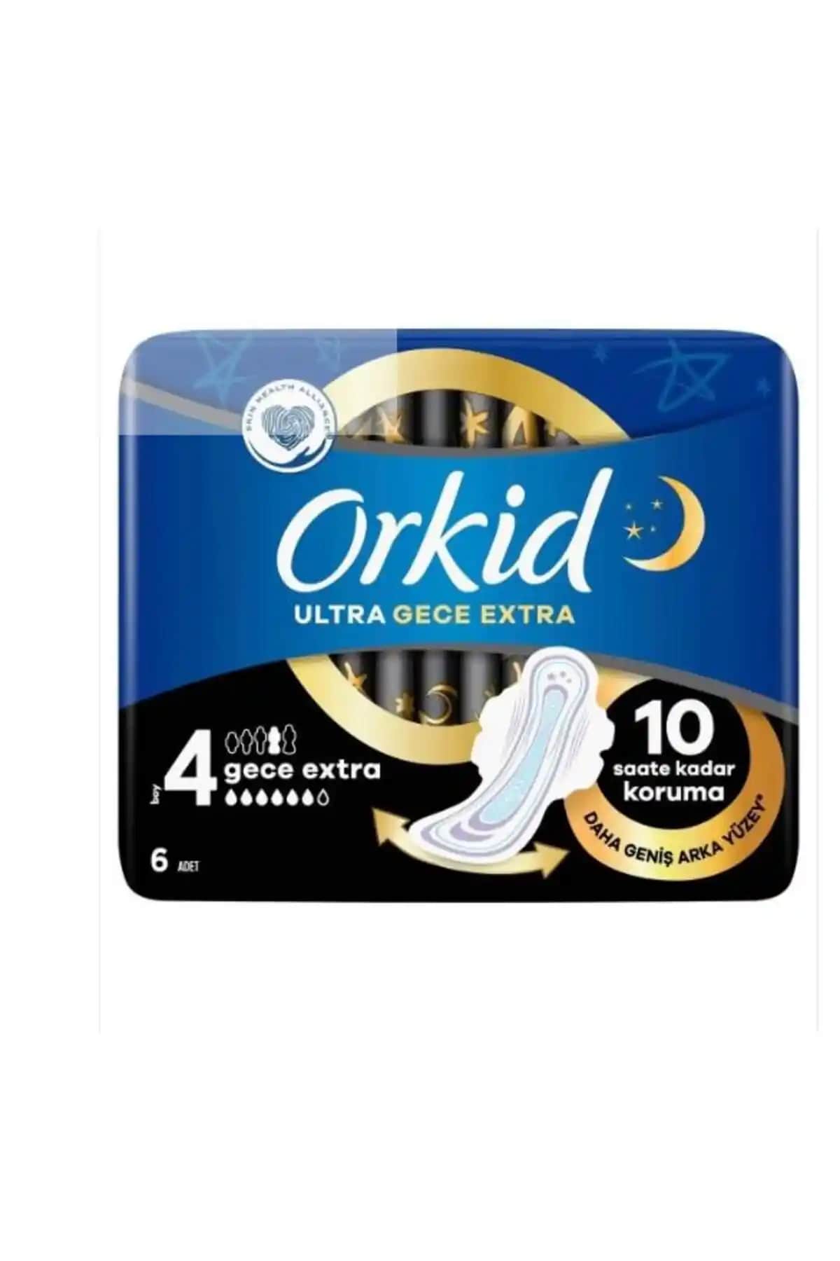 Orkid Ultra Extra Hijyenik Ped Gece - Güvenli ve Konforlu Uzun Süreli Kullanım