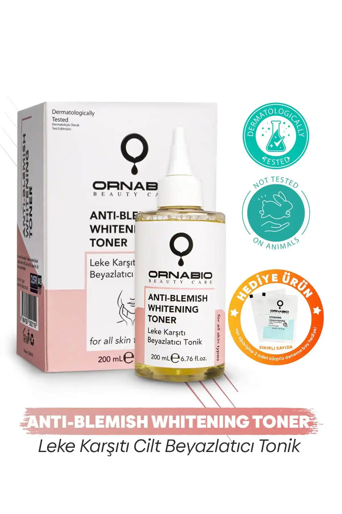Ornabio Organik Doğal Leke Karşıtı Cilt Beyazlatıcı Tonik Ürün Tanıtımı ve Özellikleri