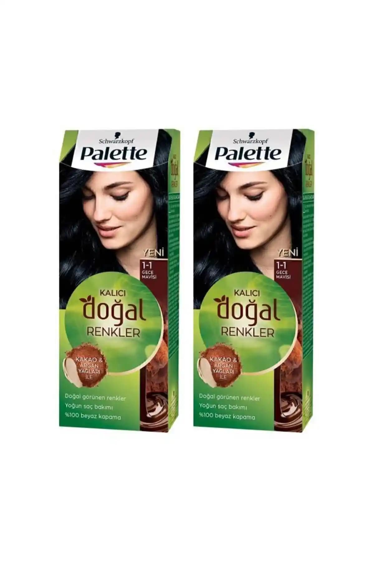 Palette Kalıcı Doğal Renkler Serisi Gece Mavisi Saç Boyası Özellikleri ve Kullanımı