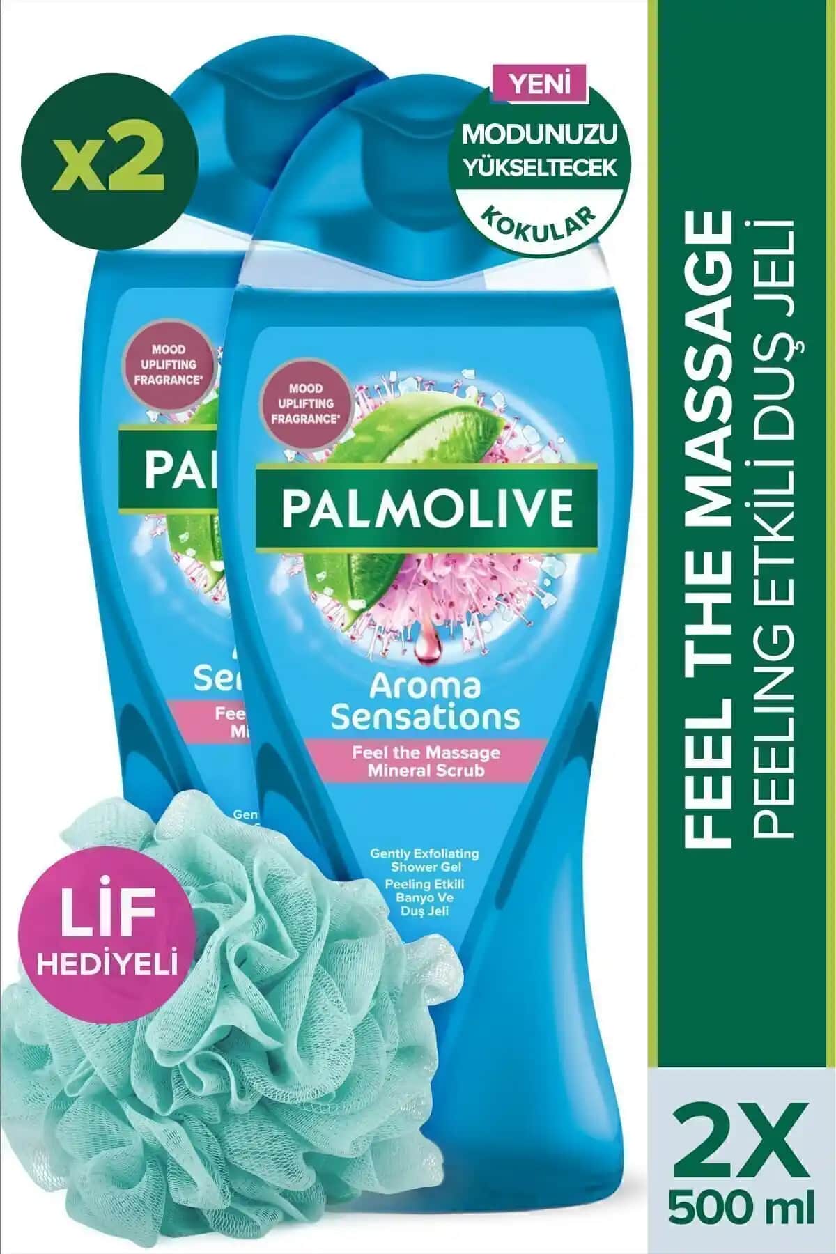 Palmolive Aroma Sensations Feel The Massage Doğal Duş Jeli 500 ml ile Temizlik ve Rahatlatıcı Aromalar