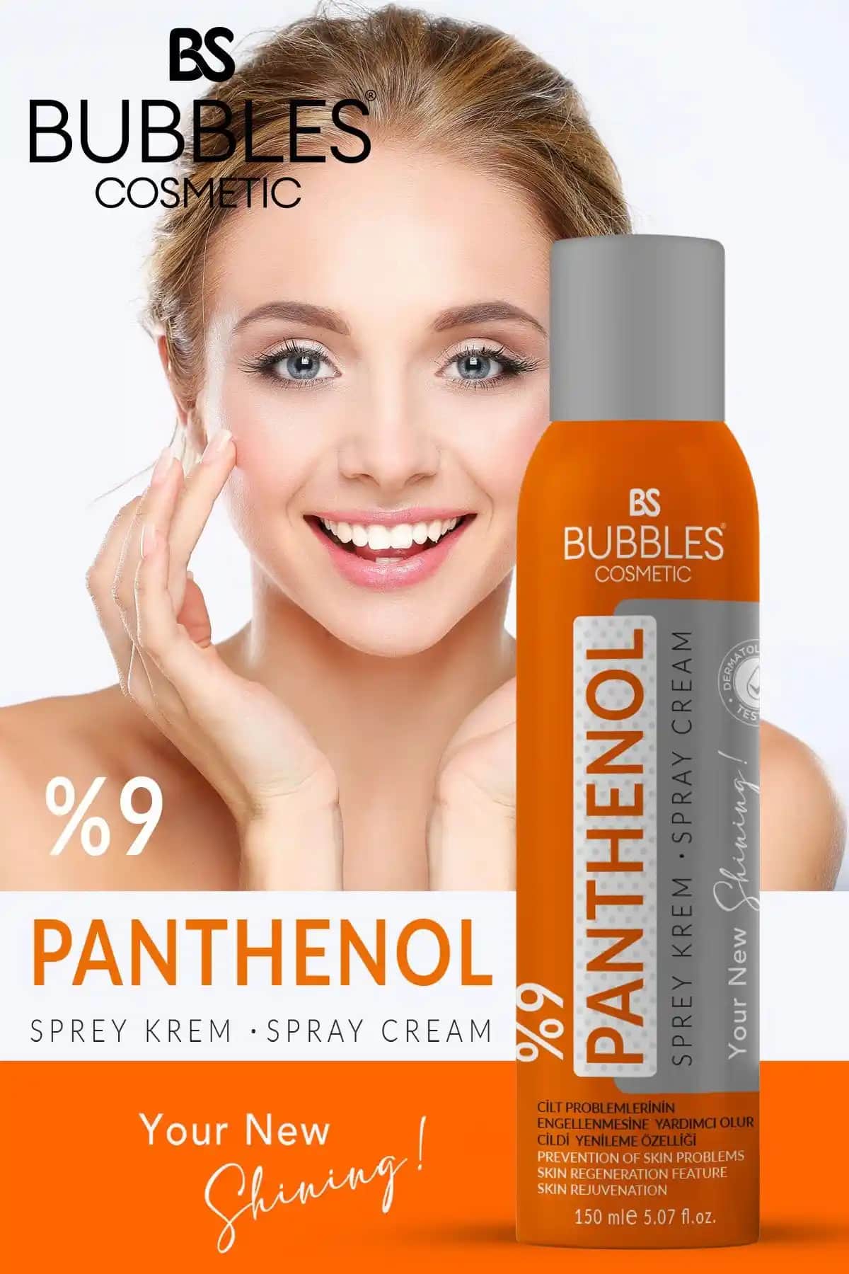 Panthenol %9 Cilt Sprey Kremi: Nem ve Onarım İçin Yenilikçi Çözüm