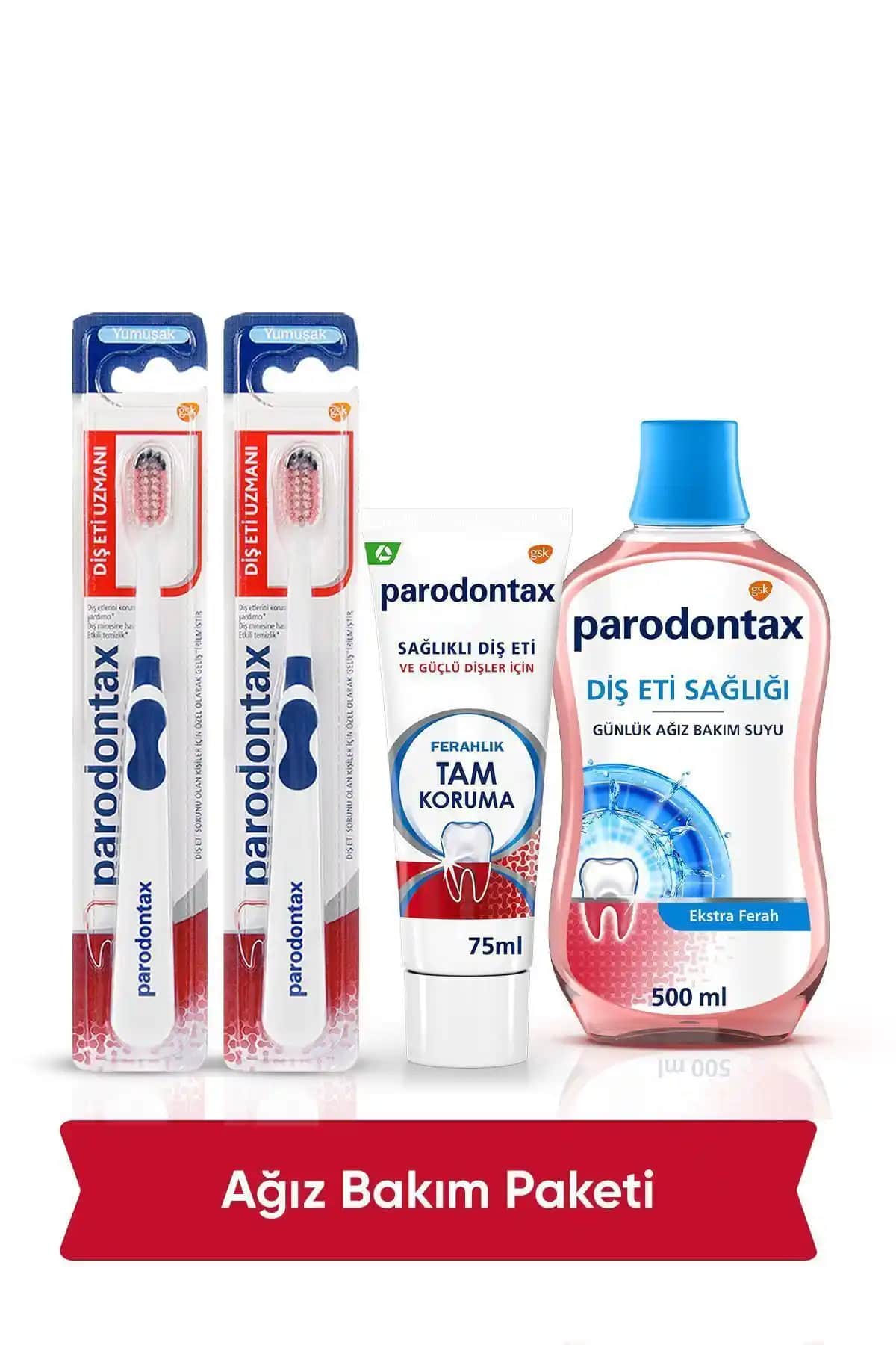 Parodontax Komple Ağız Bakım Seti ile Günlük Diş ve Diş Eti Sağlığınızı Koruyun