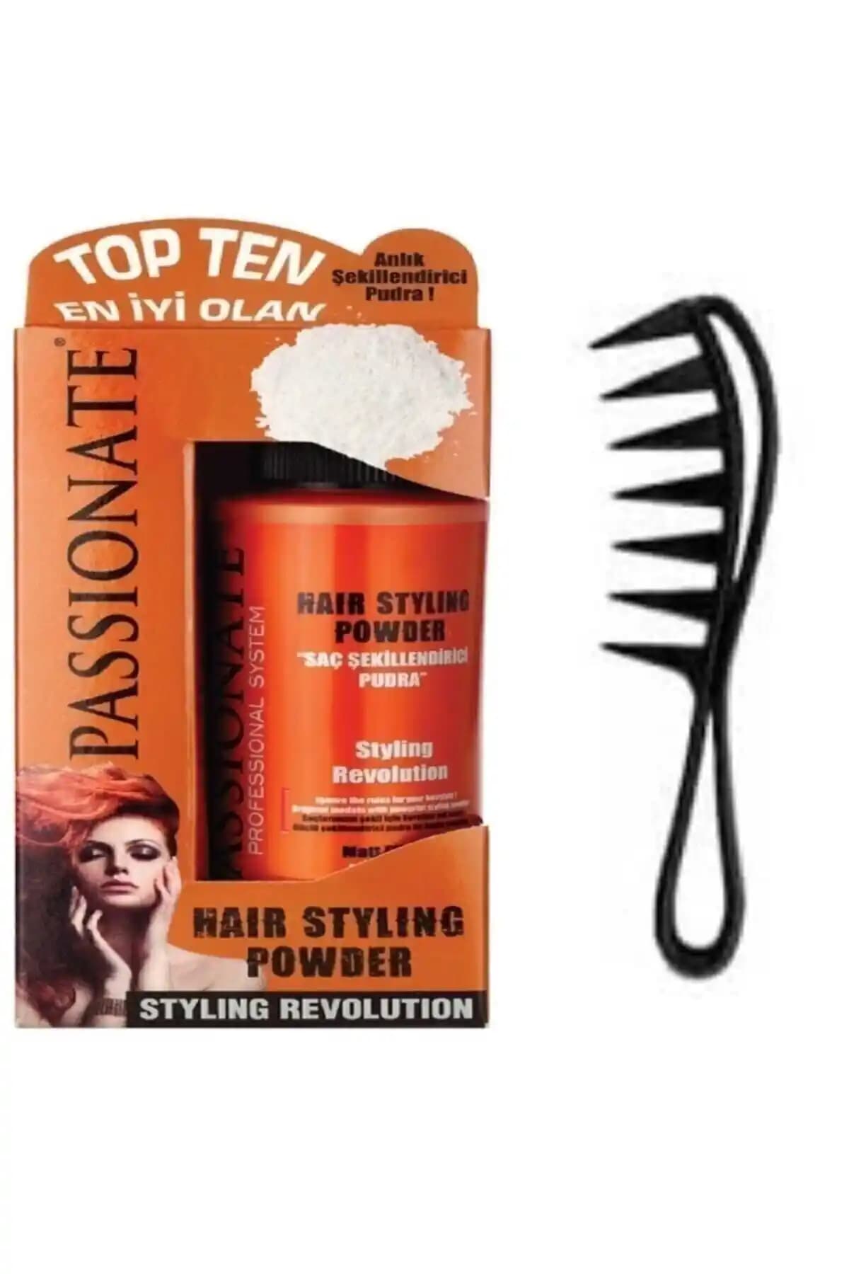 Passionate Saç Şekillendirici Pudra Güçlü Toz Mat 20 gr ve Şekil Tarak Seti hakkında detaylar