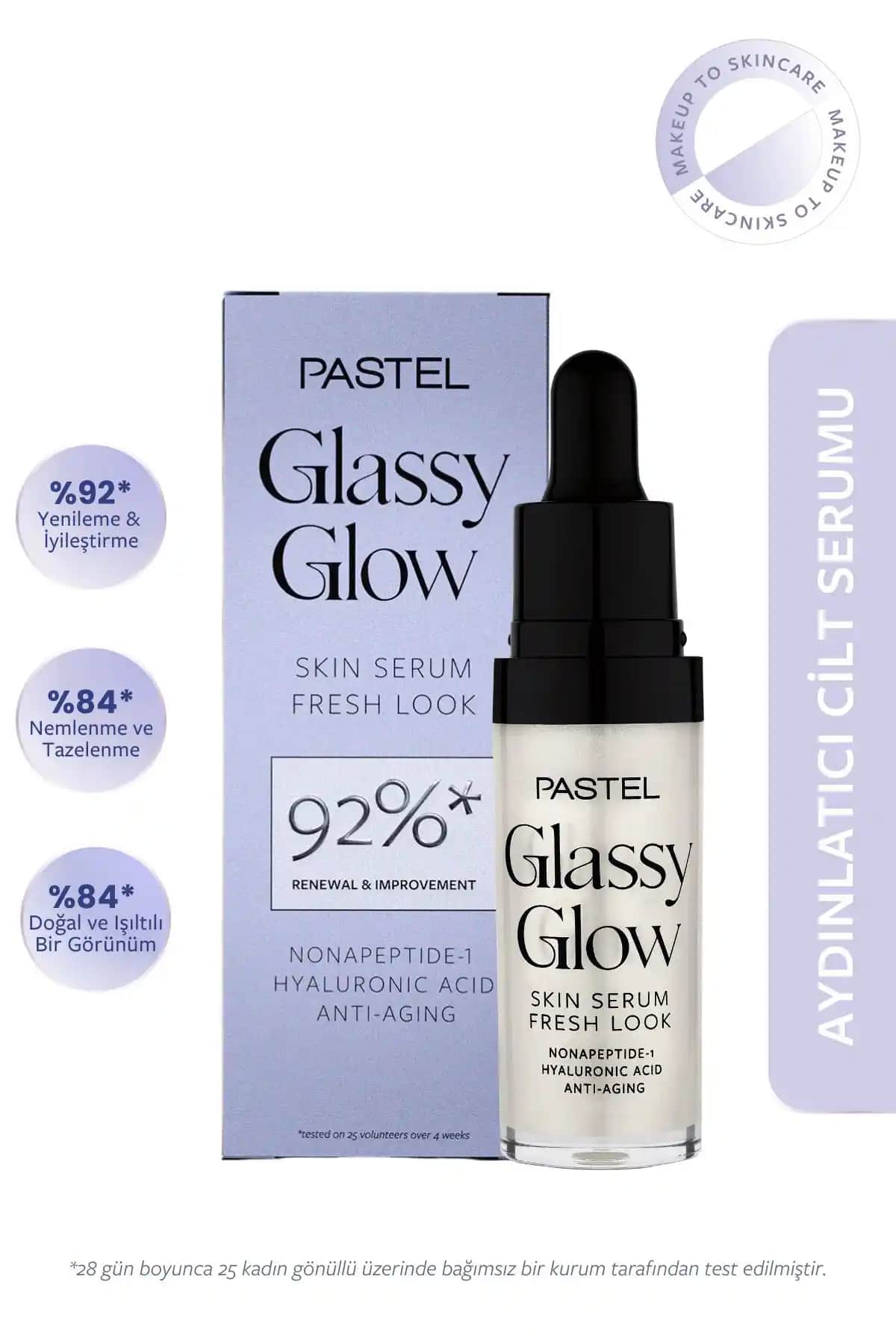 Pastel Glassy Glow Skin Serum ile sağlıklı ve parlak cilt elde edin