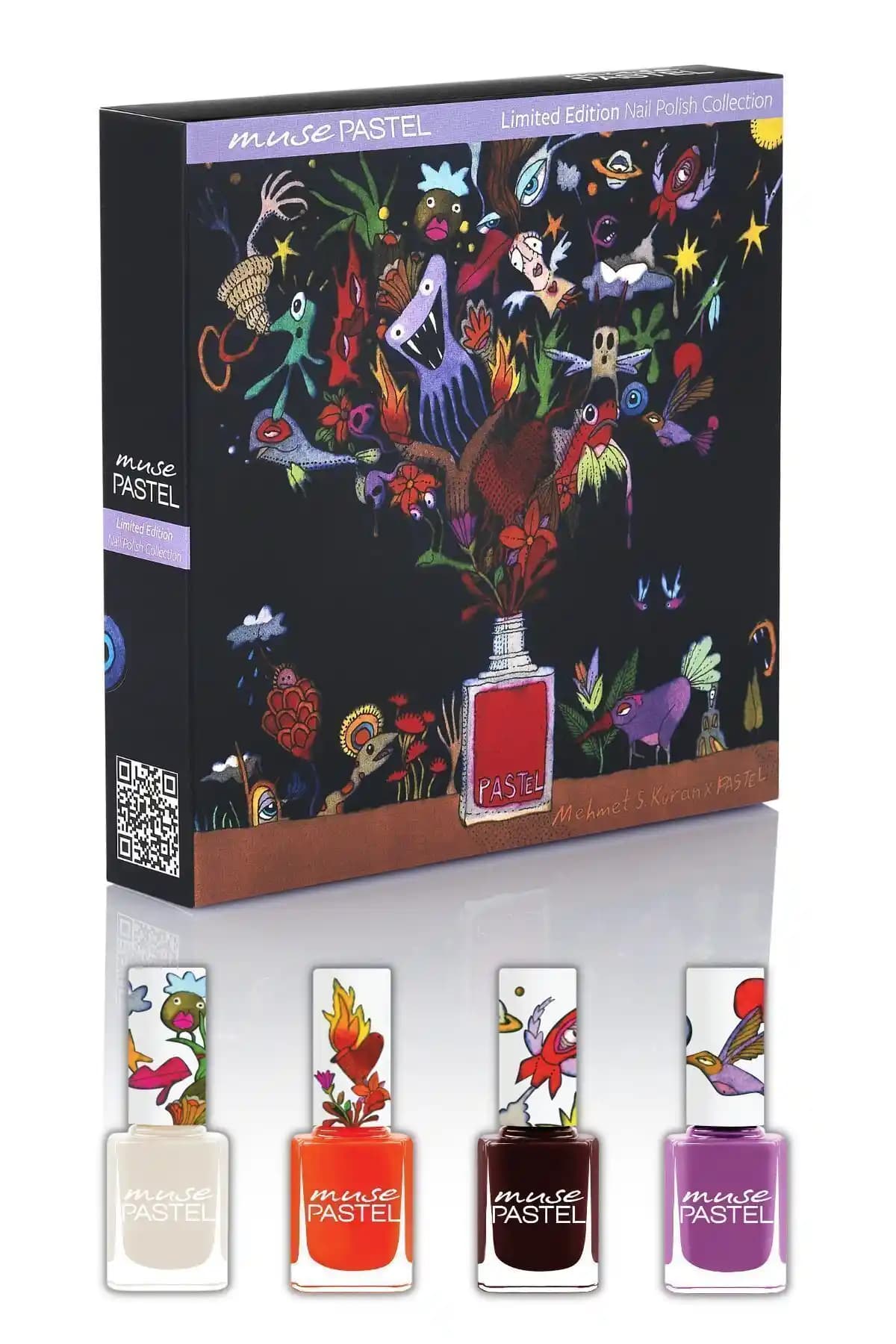 Pastel Muse X Mehmet Sinan Kuran Oje Seti: Sanat ve Güzelliğin Buluştuğu Renkli Koleksiyon