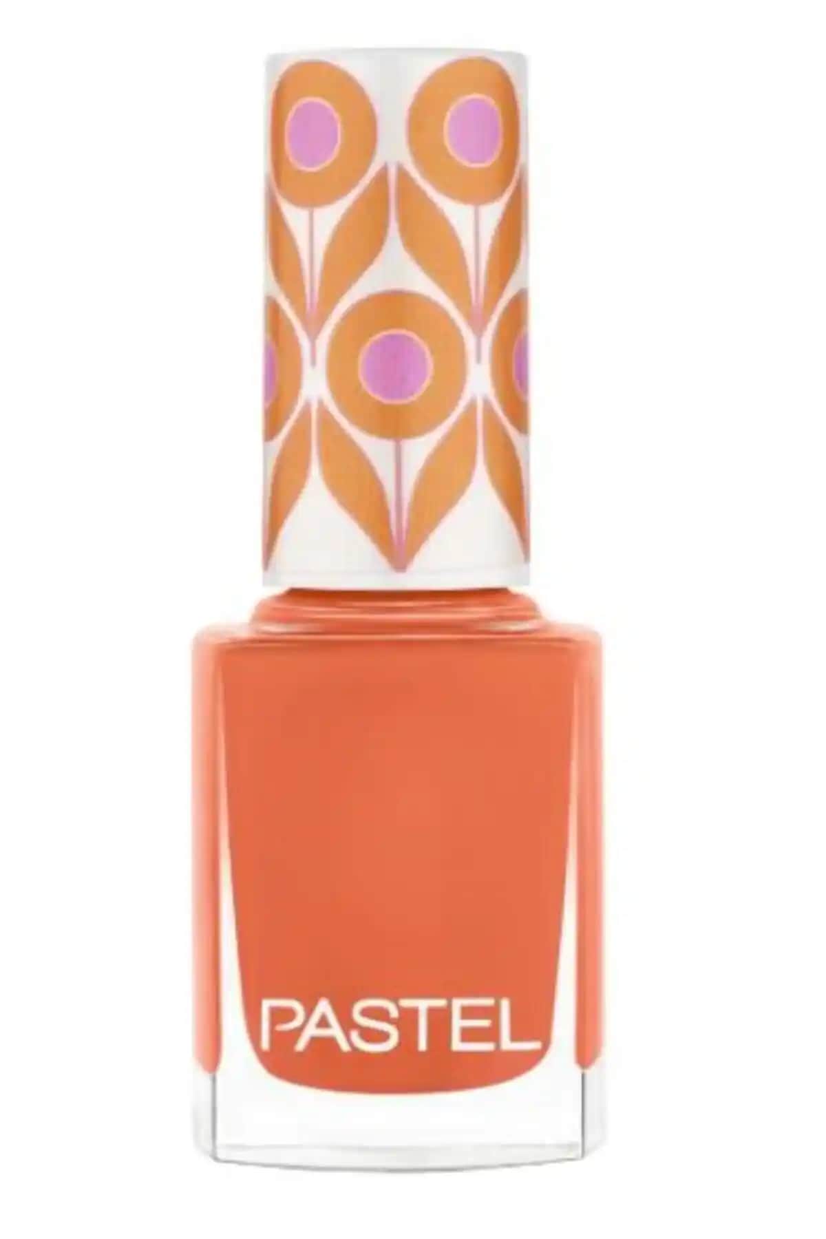 Pastel Oje 385 Canlı Turuncu Renkli Tırnaklar İçin Kolay Uygulamalı Oje Ürünü