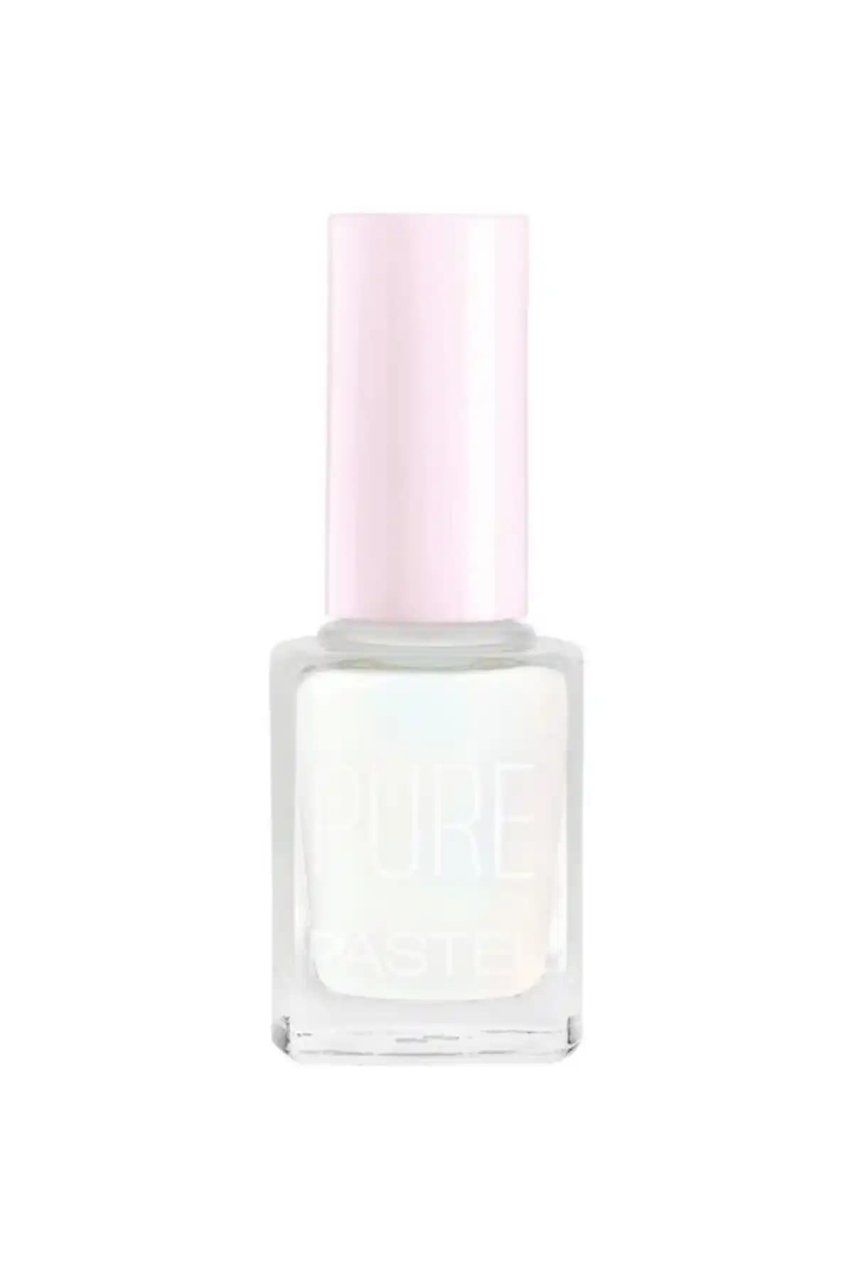 Pastel Pure Oje 601 Beyaz Sedefli ve Kalıcı Tırnak Renk Seçeneği