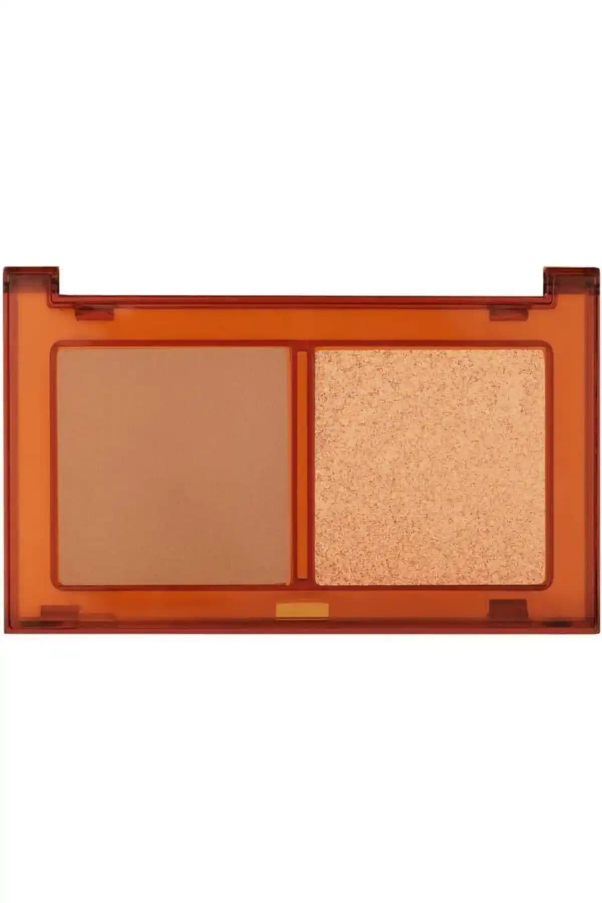 Pastel Sun Kissed Bronzer ve Highlighter Seti Doğal Güzellik İçin Uygun Makyaj Ürünü