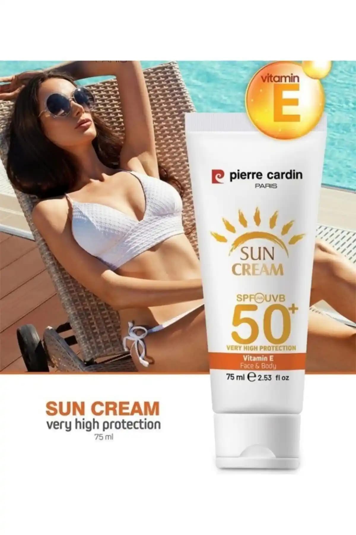Pierre Cardin Güneş Koruyucu Krem 50+ SPF ile Güçlü ve Hafif Koruma Sağlayın