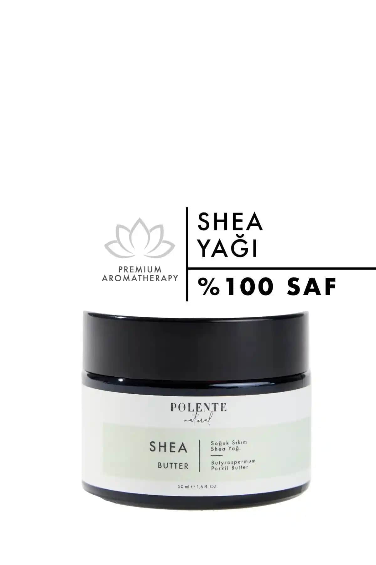 Polente Doğal Shea Butter 50ml - Saf ve Çok Yönlü Cilt ve Saç Bakım Ürünü