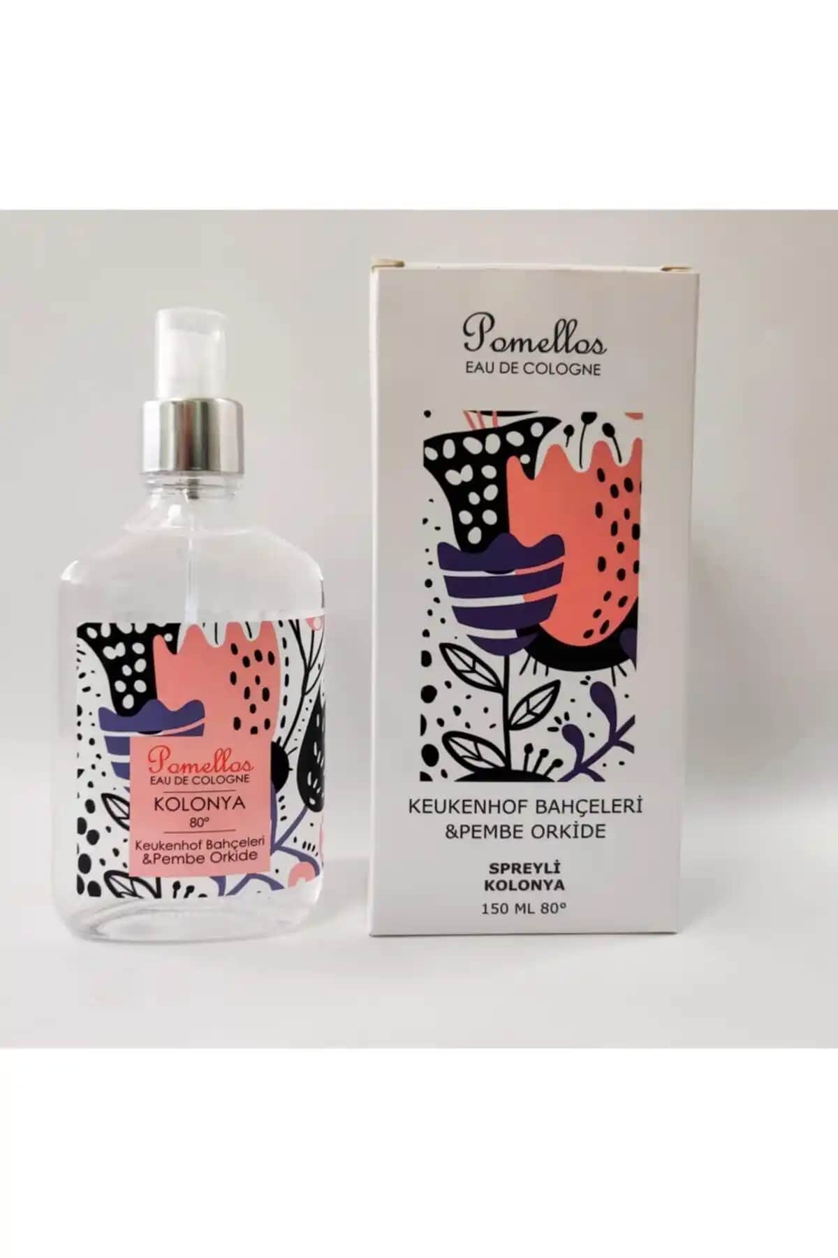 Pomellos Kolonya Keukenhof Bahçeleri ve Pembe Orkide ile Ferah ve Kalıcı Koku Deneyimi