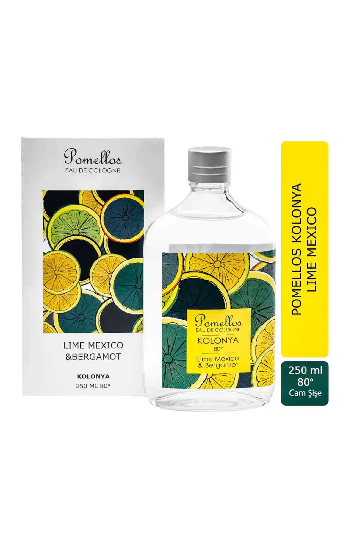 Pomellos Kolonya Lime Mexico & Bergamot: Ferahlatıcı ve Kalıcı Doğal Koku Deneyimi