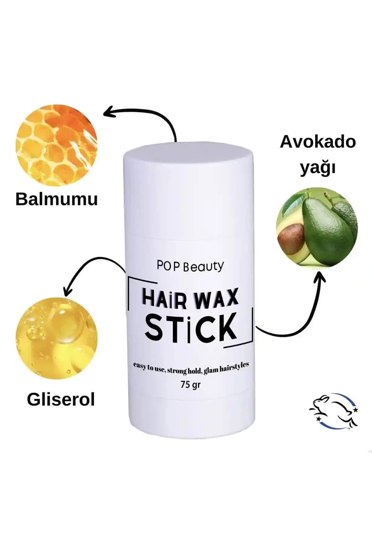 POP Beauty Saç Şekillendirici Stick Wax: Hızlı ve Doğal Saç Modelleme Çözümü