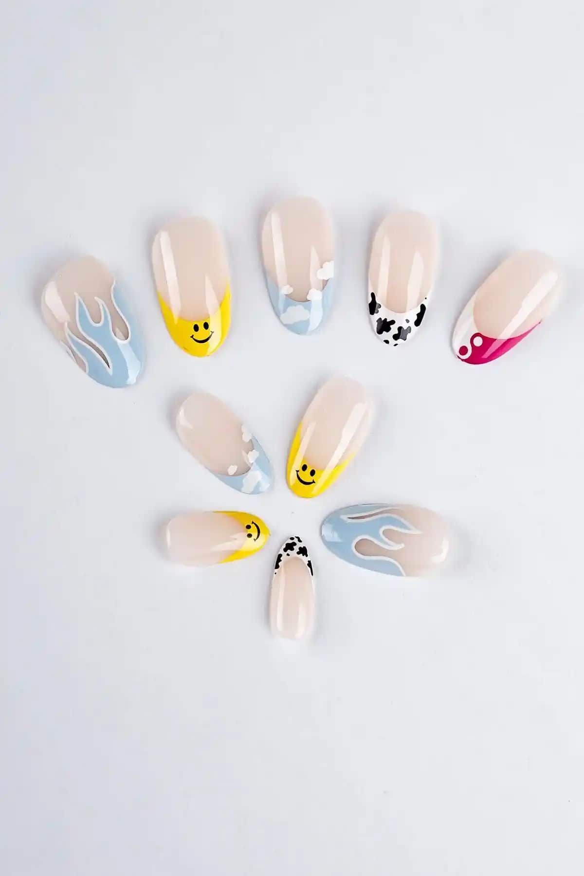 POP Beauty Takma Tırnak Seti ve Güçlü Yapıştırıcı ile Pratik Güzellik Çözümü