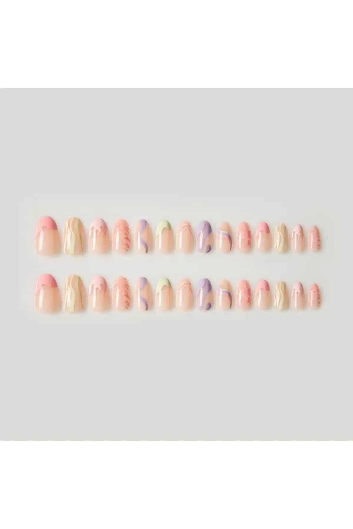 POP Beauty Takma Tırnak Seti ve Zararsız Yapıştırıcı ile Pratik ve Estetik Tırnak Bakımı