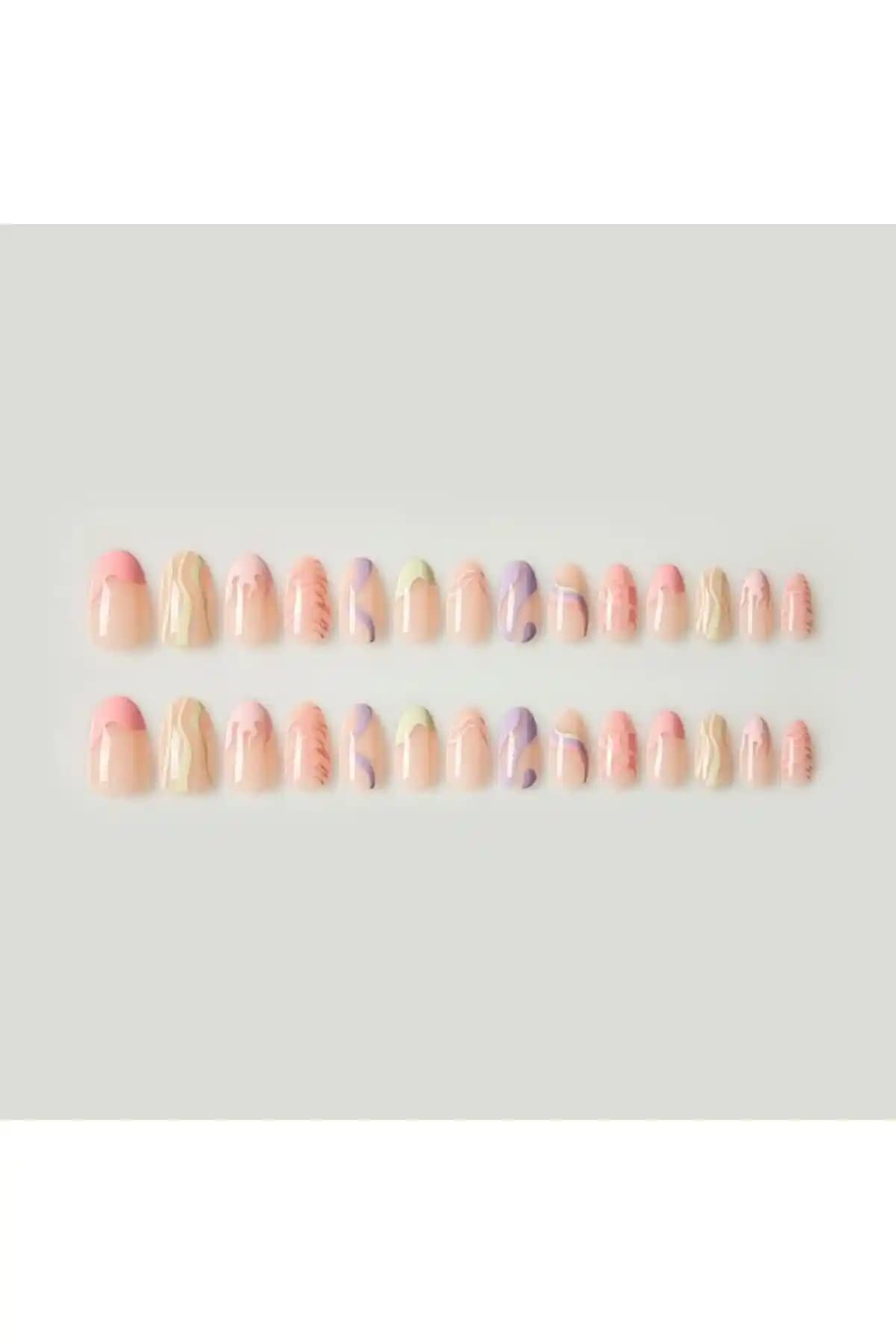 POP Beauty Takma Tırnak Seti ve Zararsız Yapıştırıcı ile Pratik ve Estetik Tırnak Bakımı