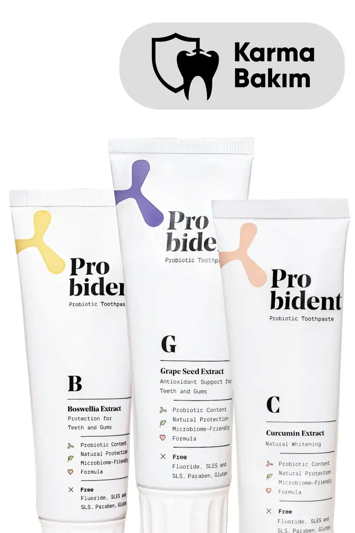 Probident Aktif Probiyotikli 3’lü Diş Bakım Paketi ile Güçlü ve Sağlıklı Gülüşler