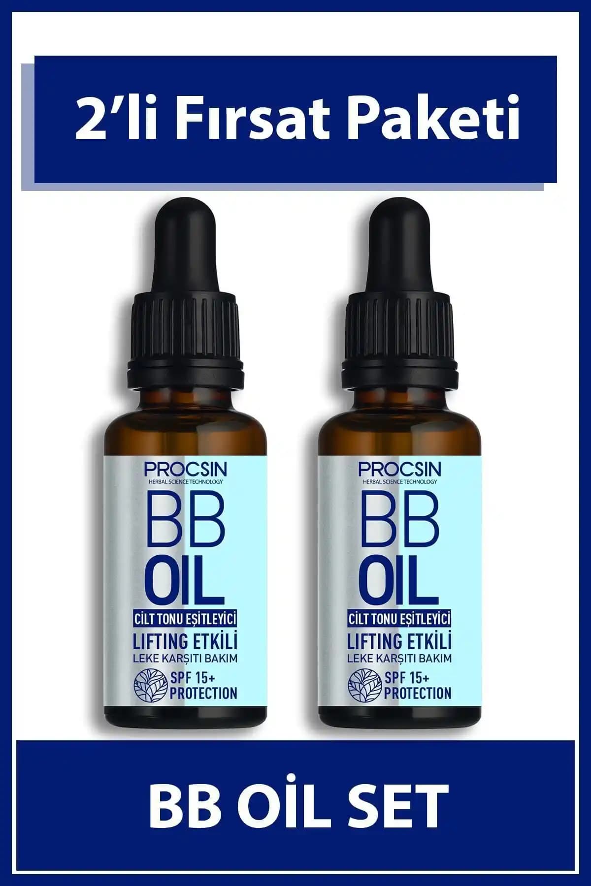 Procsin Herbal Science BB Oil 20 ML İkili Paket Doğal Güzellik ve Bakım Ürünü