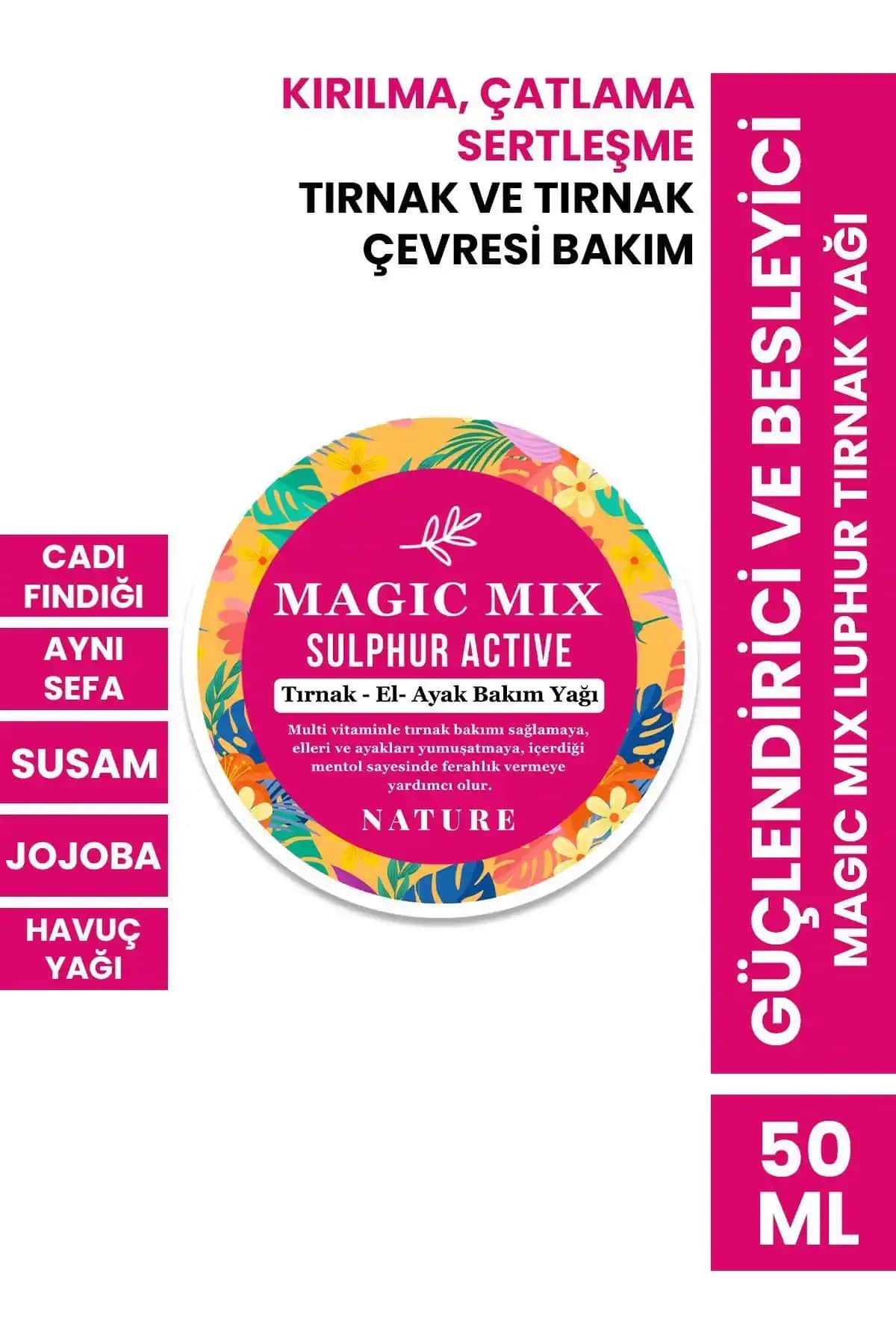 PROCSIN Magic Mix Active Sulphur Tırnak Yağı: Doğal ve Peeling Etkili Tırnak Bakım Ürünü