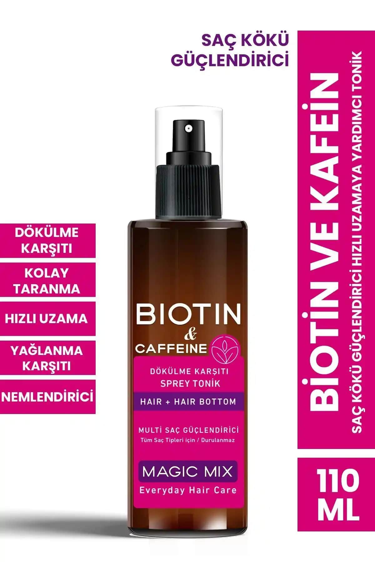 PROCSIN Magic Mix Biotin ve Kafein İçeren Saç Tonik ile Saçlarınızı Güçlendirin ve Hızla Uzatın