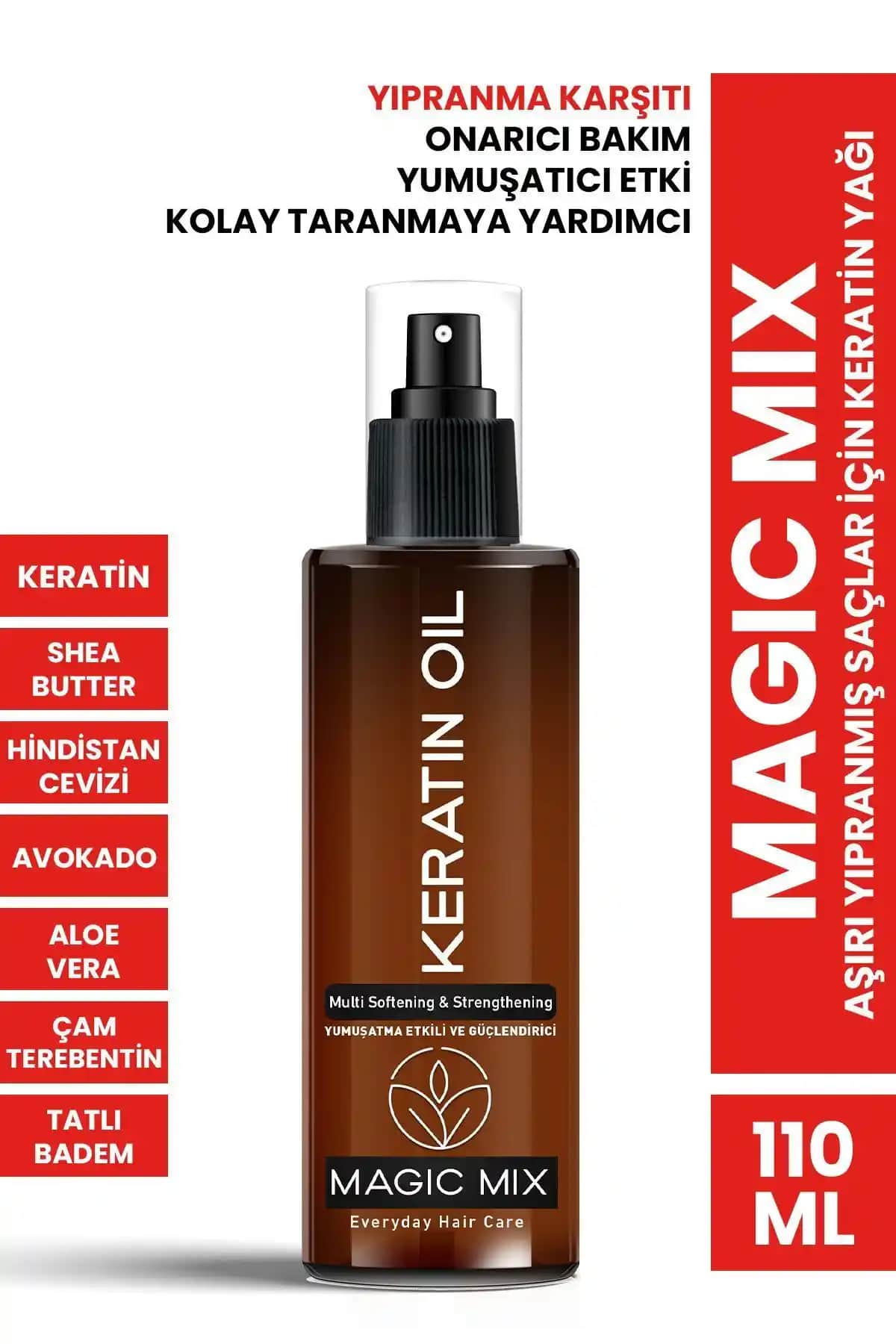 PROCSIN Magic Mix Keratin Yağı ile Yıpranmış Saçlar İçin Güçlendirme ve Onarım Çözümü