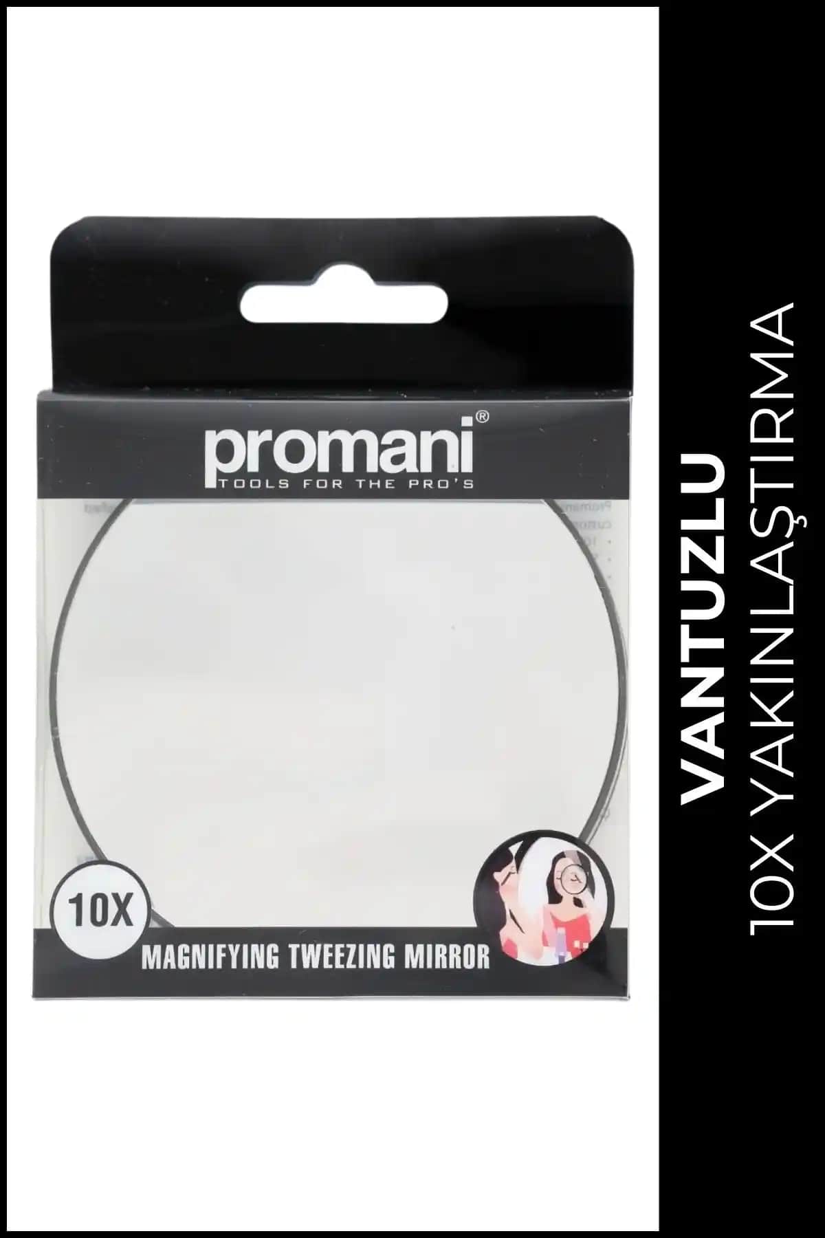 Promani 10x Büyüteçli Ayna ile Makaj ve Bakımda Detaylara Önem Verin