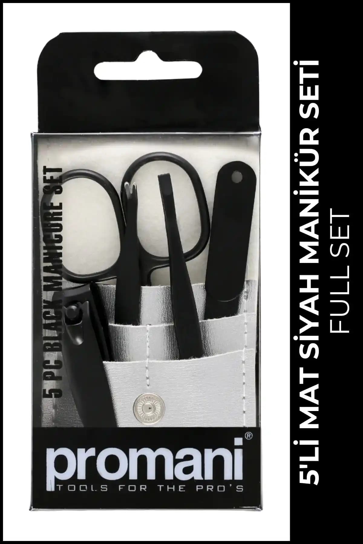 Promani 5'li Manikür Seti PR-115: Güçlü ve Şık Bakım Araçlarıyla Günlük Kullanım