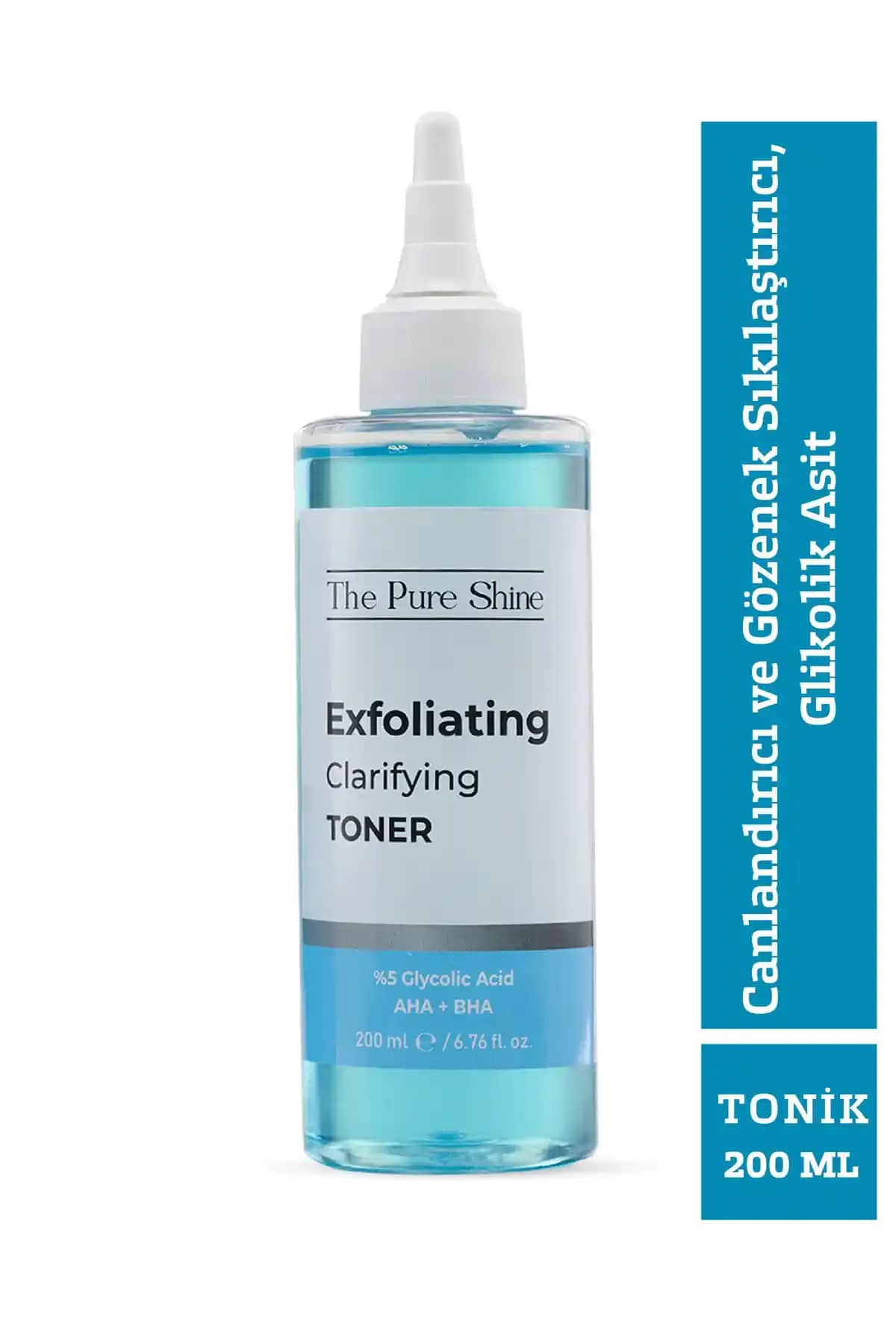 Pure Shine Canlandırıcı Gözenek Sıkılaştırıcı Tonik Türkiye Menşeli Doğal Formüllü