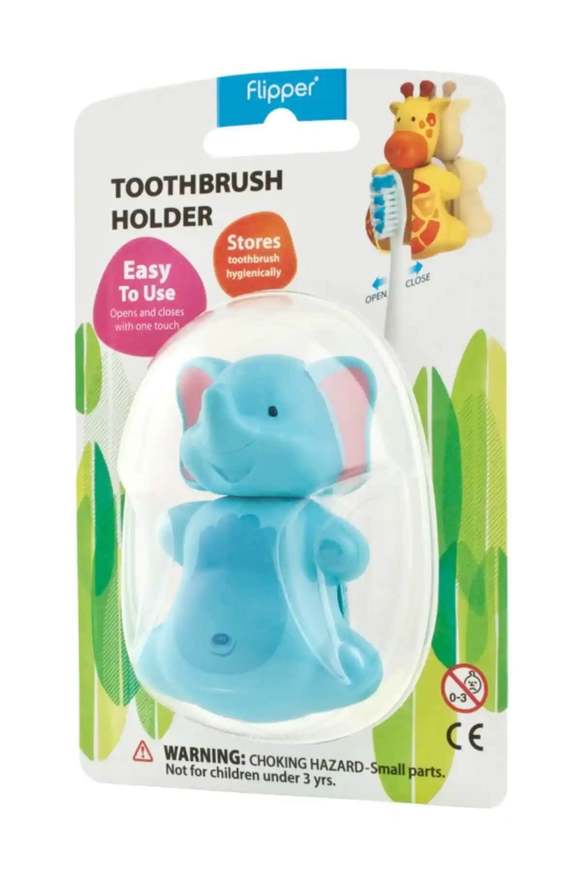 R.O.C.S. Flipper Diş Fırçası Kabı Fil: Çocuklar ve Yetişkinler İçin Hijyen ve Kullanım Kolaylığı