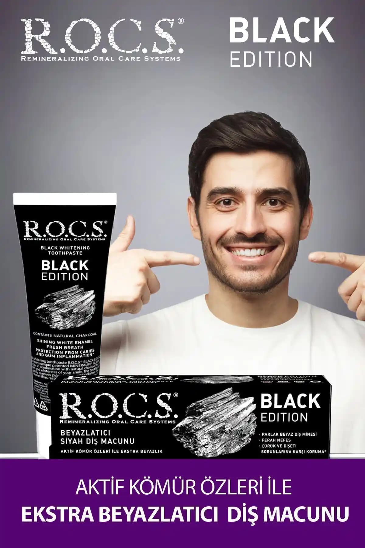 R.O.C.S. Rocs Black Edition ve Sensatıon Whitening Diş Macunu Karşılaştırması