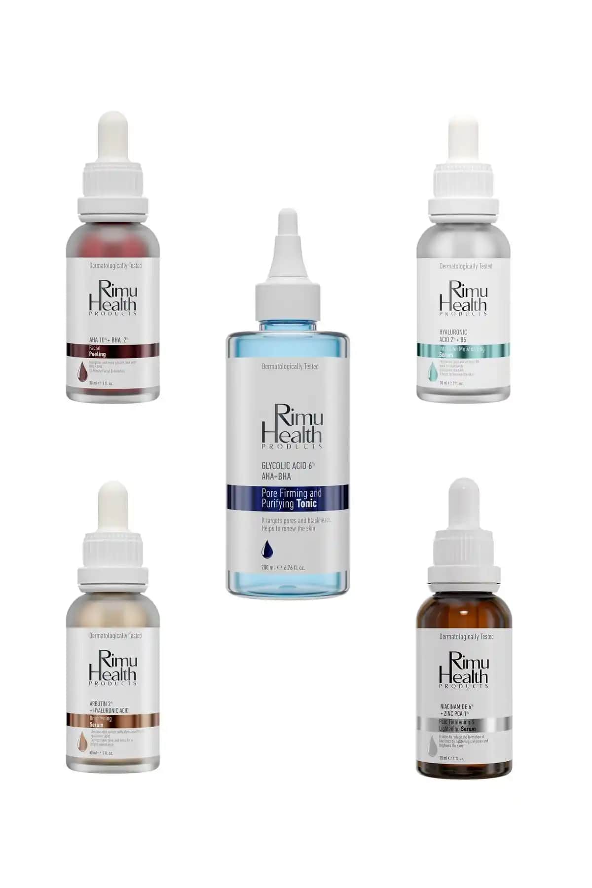 Rimu Health Products 5'li Cilt Bakım Seti ile Sağlıklı ve Parlak Cilt Sağlama