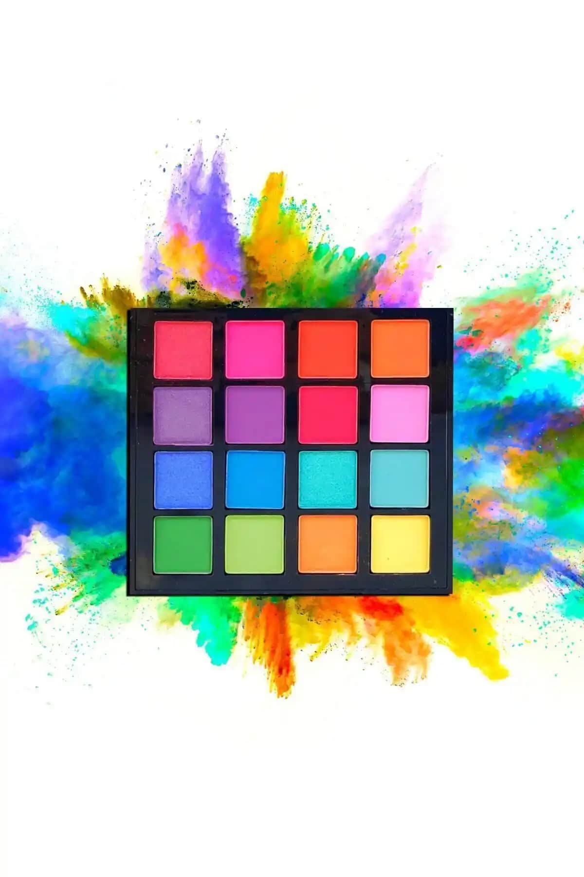 Roesıa Rose Neon Göz Farı Paleti: Canlı ve Kalıcı Renklerle Makyajınıza Renk Katın