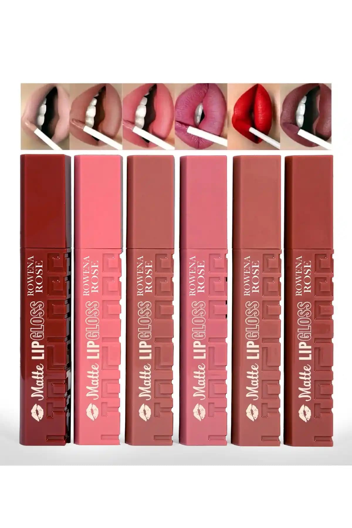 ROWENAROSE 6'lı Mat Ruj Seti: Modern ve Kalıcı Dudak Makyajı İçin Ideal Seçenek