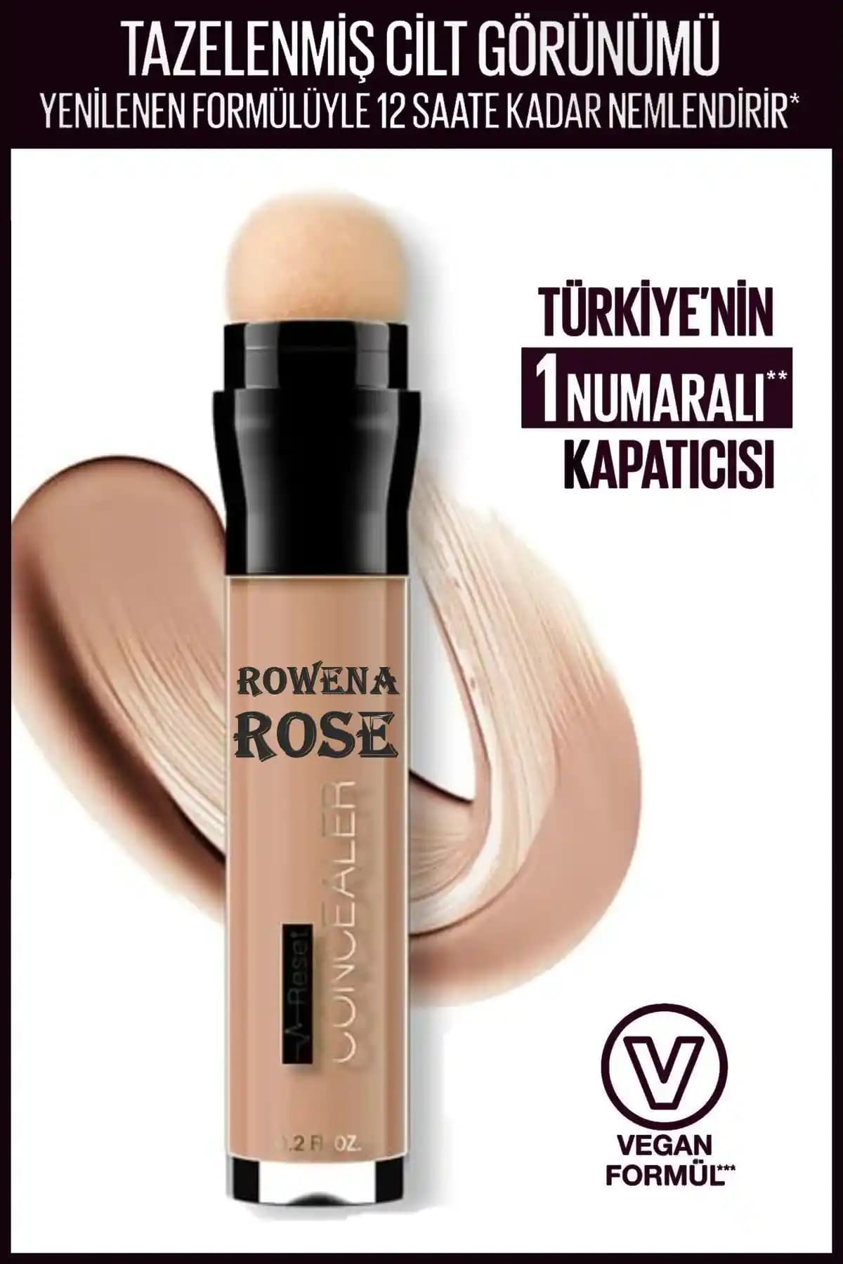 ROWENAROSE Süngerli Göz Altı Kapatıcı: Hafif ve Kalıcı Günlük Makyaj İçin