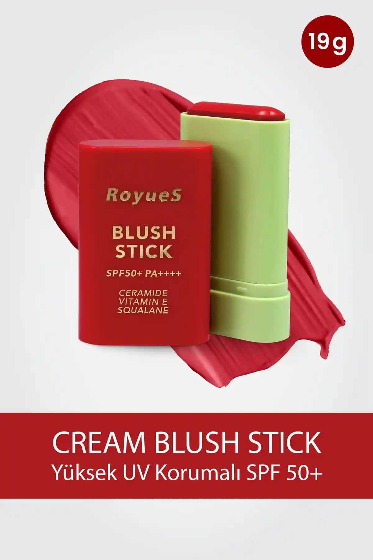 Royues Nemlendiricili Stick Krem Allık: Doğal Görünüm İçin Pratik ve Yüksek Pigmentli Makyaj Ürünü