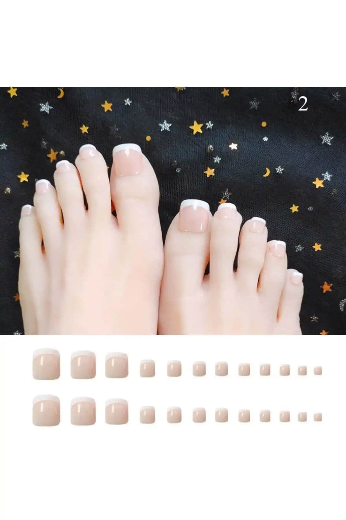 RubaTrend Kalıcı Renkli Ayak Tırnak Seti: Estetik ve Dayanıklı Bakım Çözümü