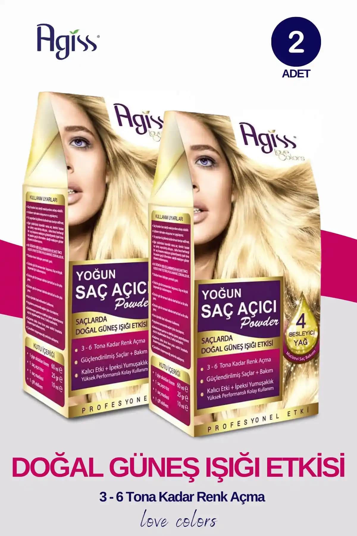 Saç Açıcı Ürünler Karşılaştırması: AGISS Love Colors ve Bianna Saç Açıcı