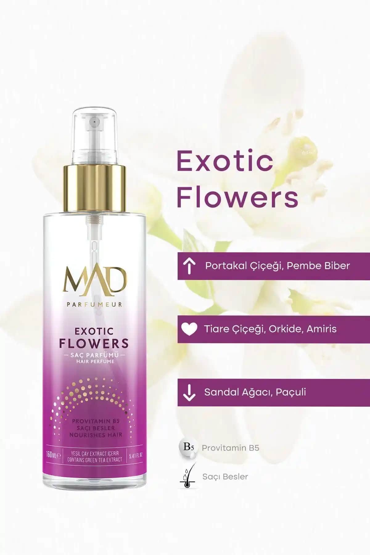 Saç Parfümü Karşılaştırması: Mad Exotic Flowers ve Taft Işıltı Veren Ürünlerin Özellikleri