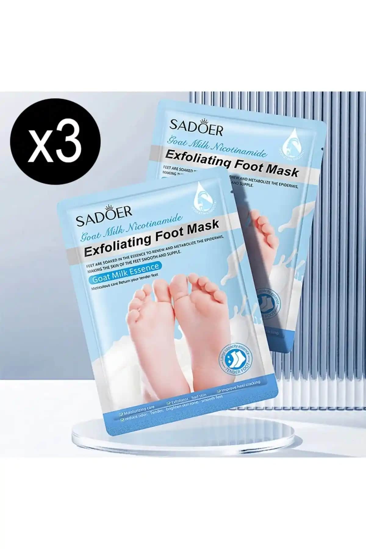 SADOER Keçi Sütü ve Nikotinamidli Nemlendirici Ayak Maskesi Detaylı İnceleme ve Kullanım Rehberi
