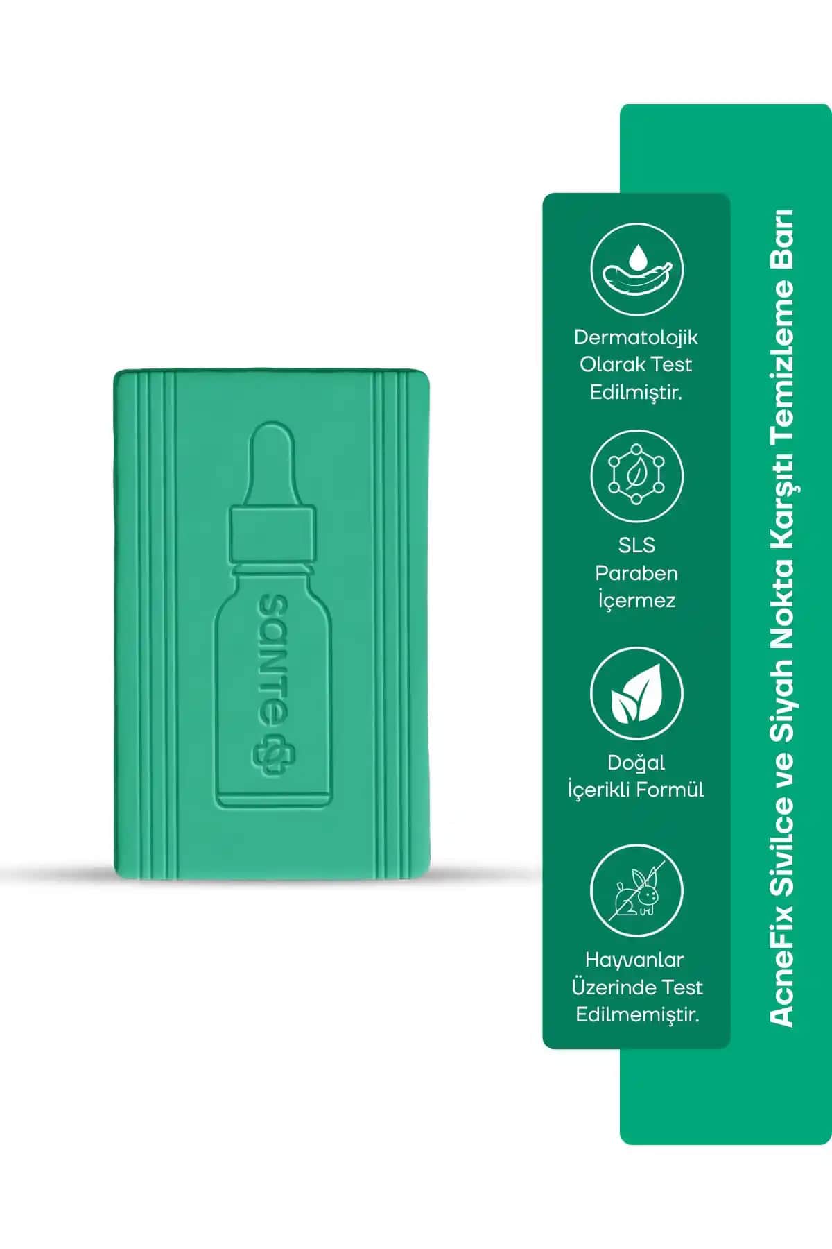 SantePlus AcneFix ve Siyah Nokta Karşıtı Temizleme Barı Ürün İncelemesi ve Faydaları