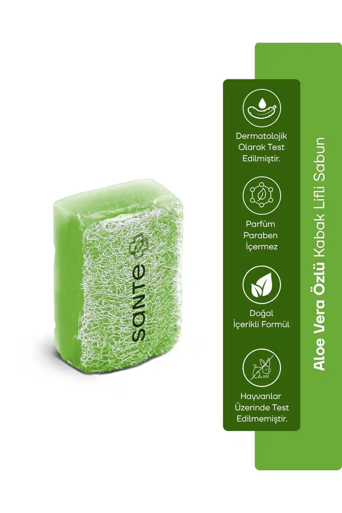 SantePlus Kabak Lifli Aloe Vera Özlü Sabun: Doğal Temizlik ve Nemlendirme Fırsatı