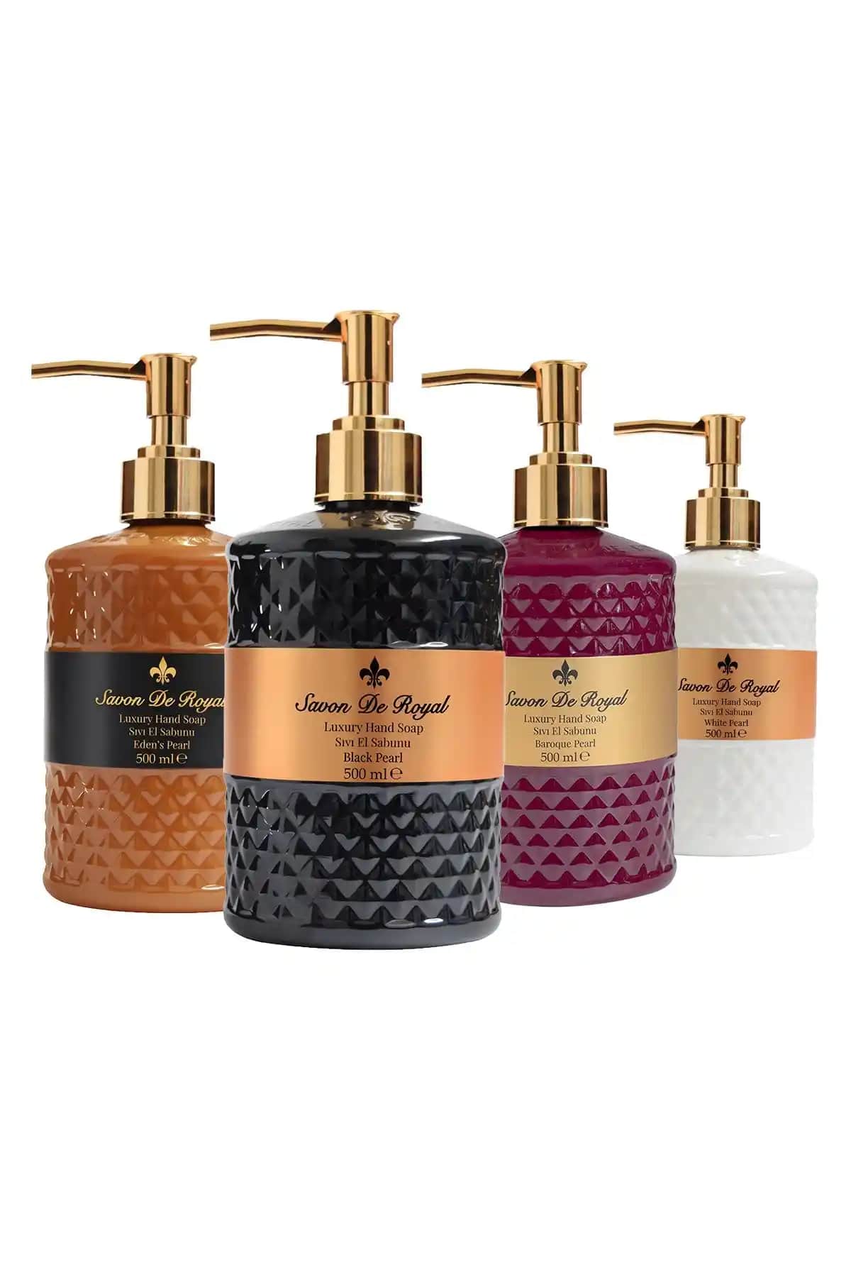 Savon de Royal Luxury Vegan Pearl Serisi: Doğal ve Şık Sıvı Sabun Koleksiyonu