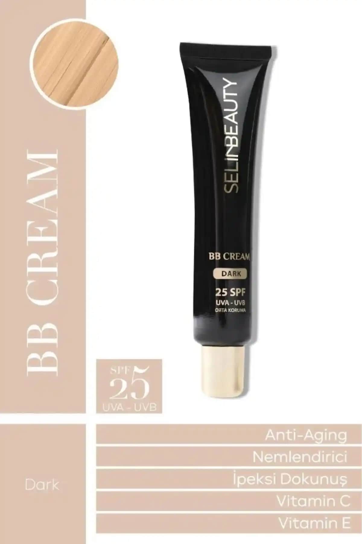 Selin Beauty BB Krem Dark SPF 25 - Doğal ve Koruyucu Makyaj Ürünü