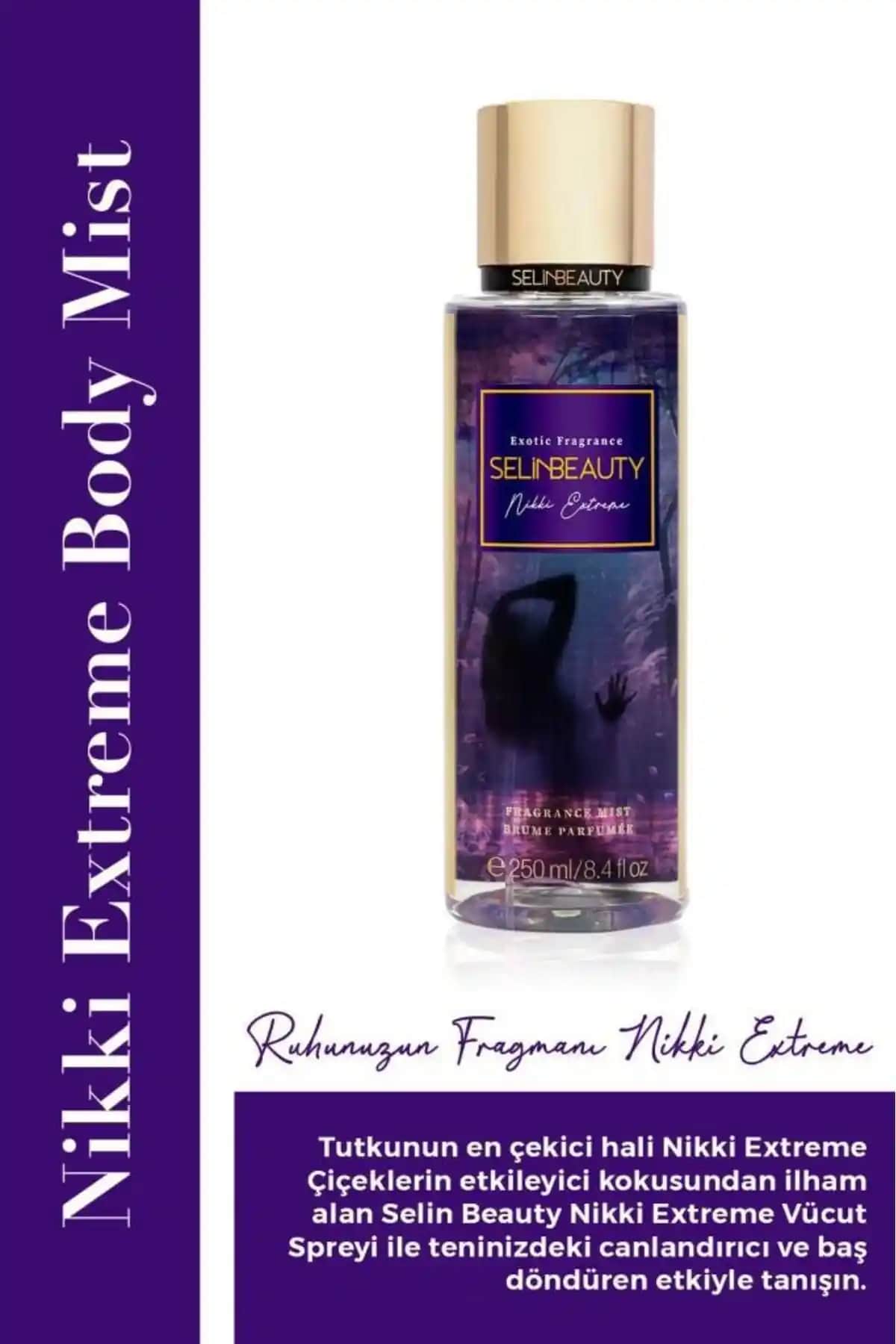 Selin Beauty Exotic Nikki ve Sunset Romance Vücut Spreyi Karşılaştırması 250 ml