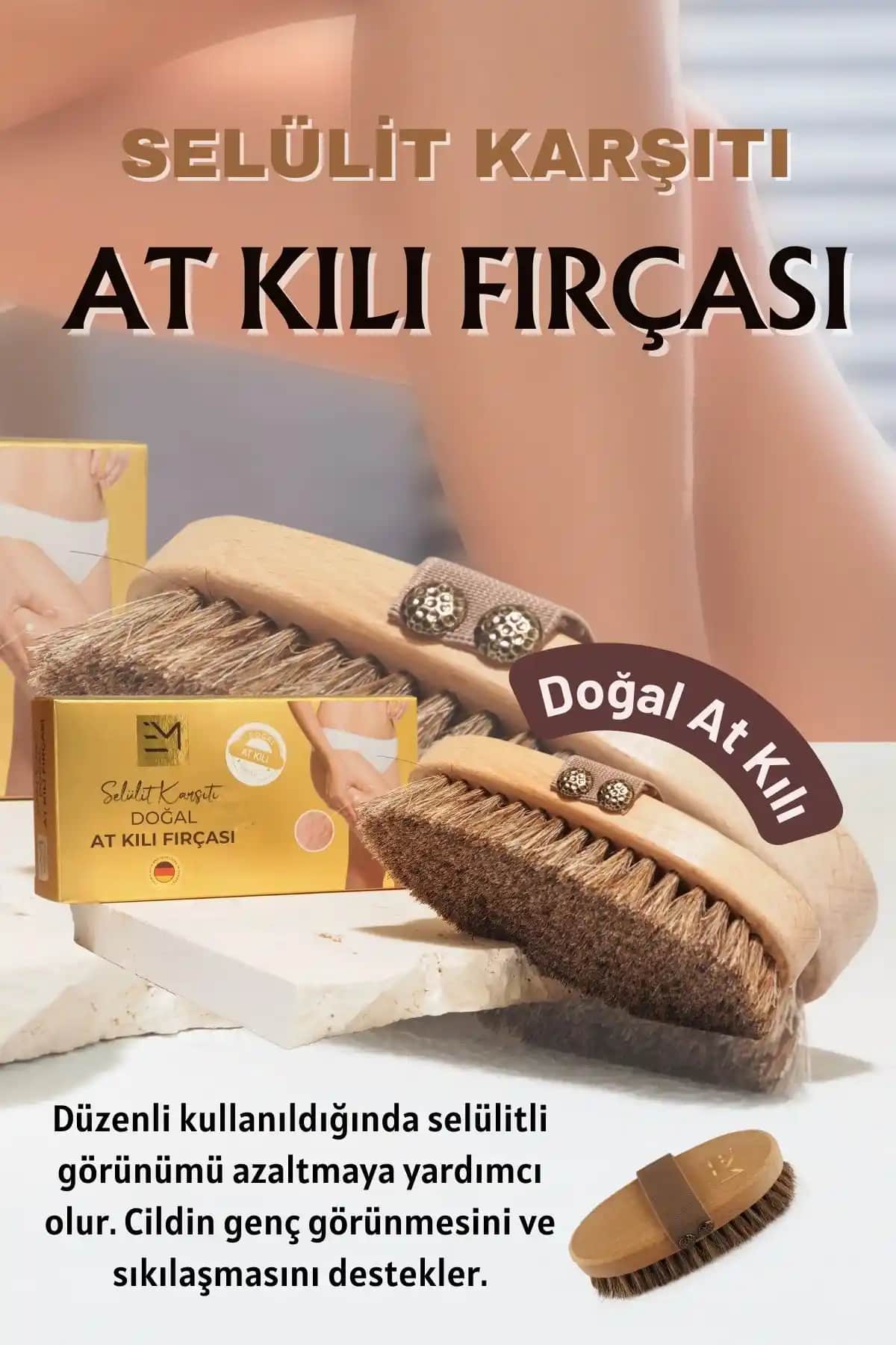 Selülit Giderici Doğal Fırçalar Karşılaştırması: EM AMANOS BEAUTY ve QUEEN By Cottonelle