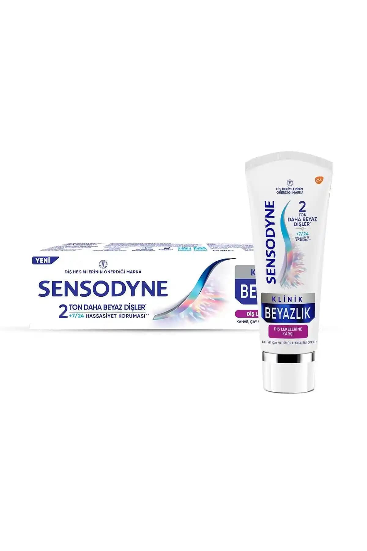 Sensodyne Klinik Beyazlık Diş Macunu Kahve ve Tütün Lekelerine Karşı Güvenilir Çözüm