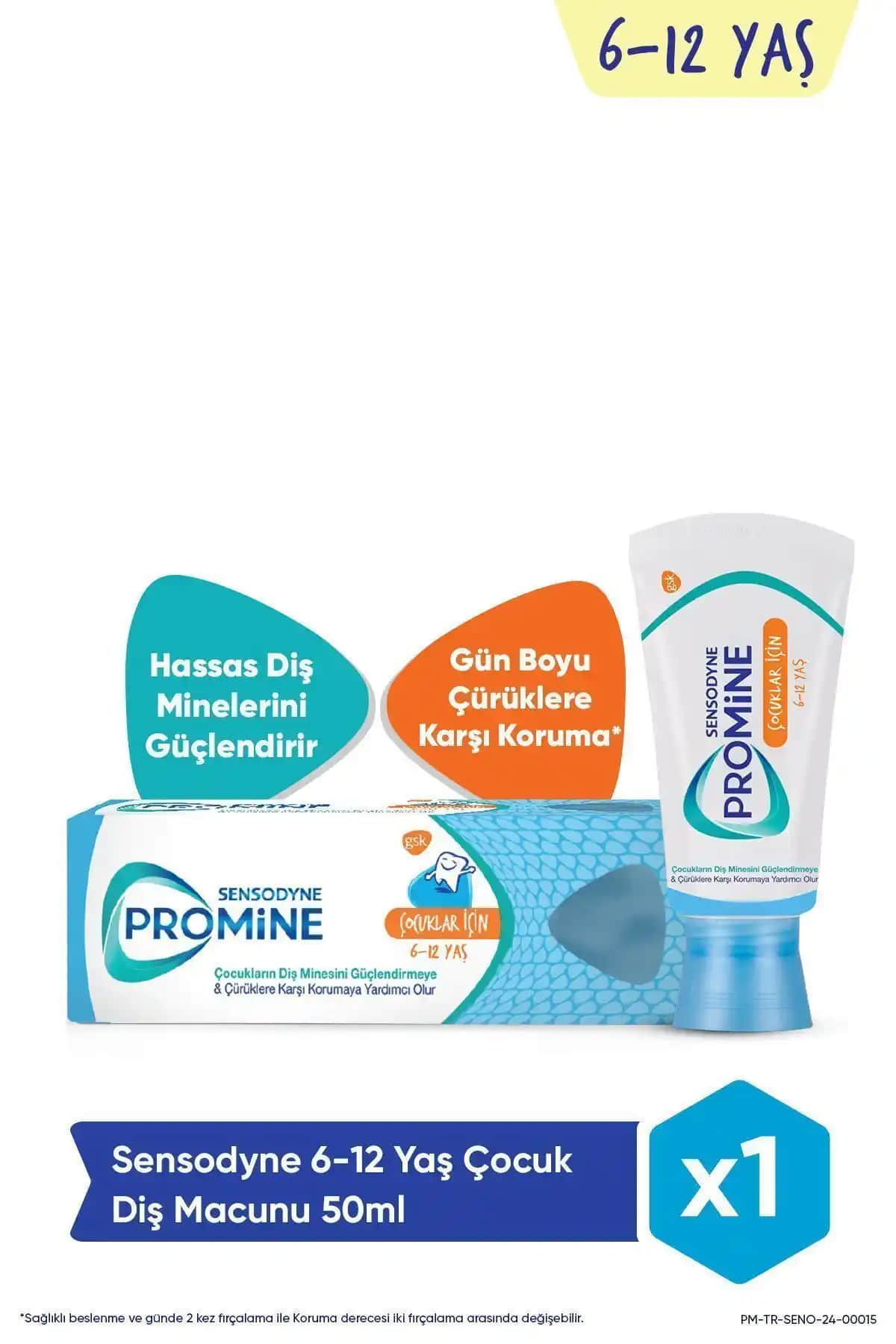 Sensodyne Promine Çocuklar İçin Diş Macunu Güçlendiren ve Hassasiyeti Azaltan Formül