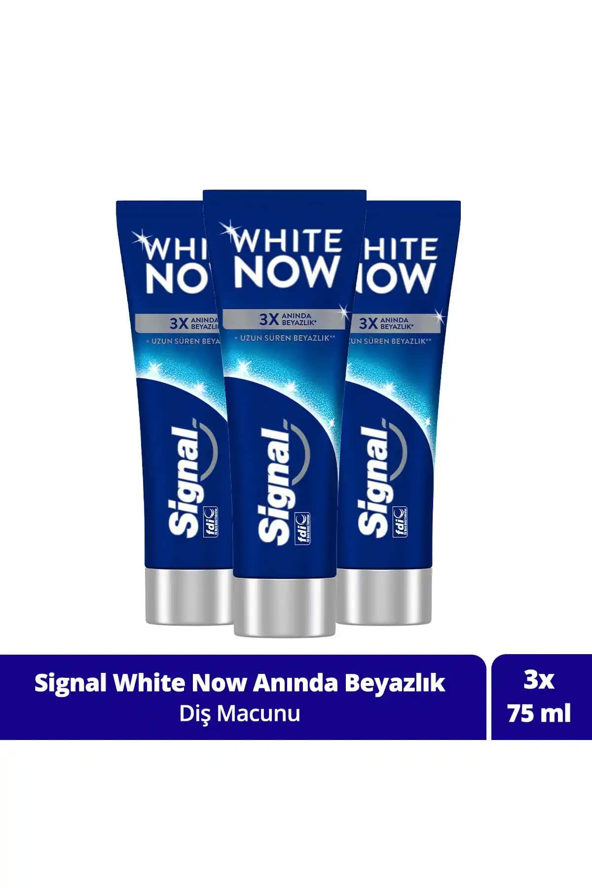 Signal White Now Anında Beyazlatıcı Diş Macunu ile Gülüşünüzü Yenileyin