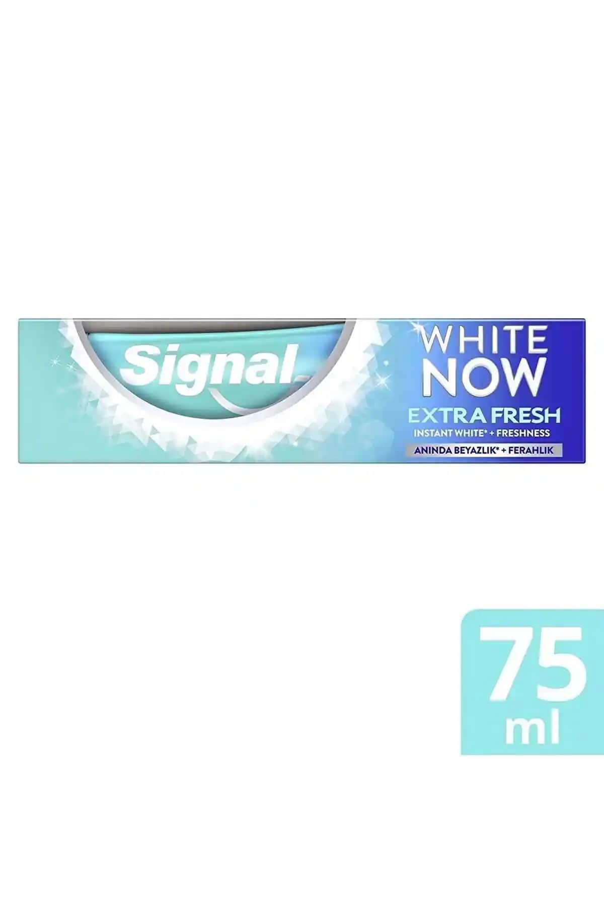Signal White Now Extra Fresh Ice Cool Diş Macunu ile Sağlıklı ve Parlak Gülüşler İçin Uygun Seçenek