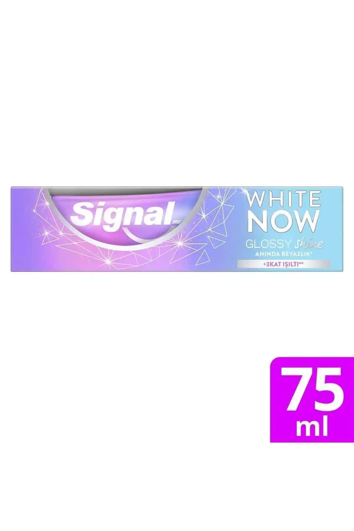Signal White Now Glossy Shine Diş Macunu ile Parlak ve Sağlıklı Gülümseme Sağlama